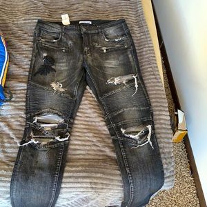 Embellish Denim Jeans